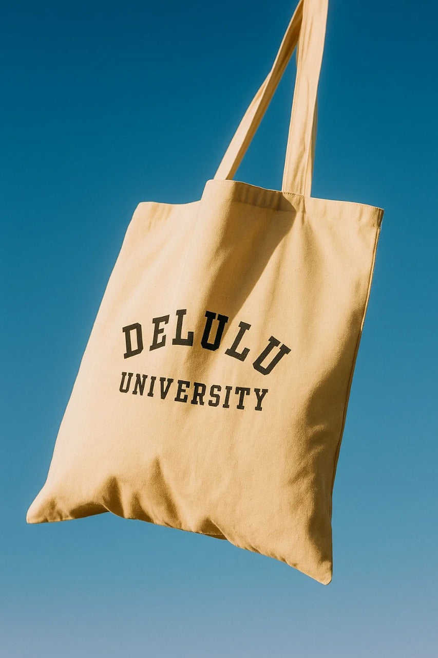 Delulu University Tote